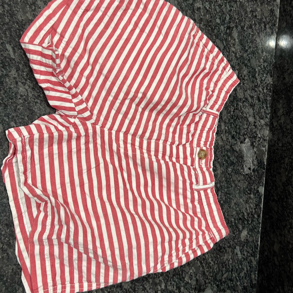 Chubbies Red and White Striped Men Shorts